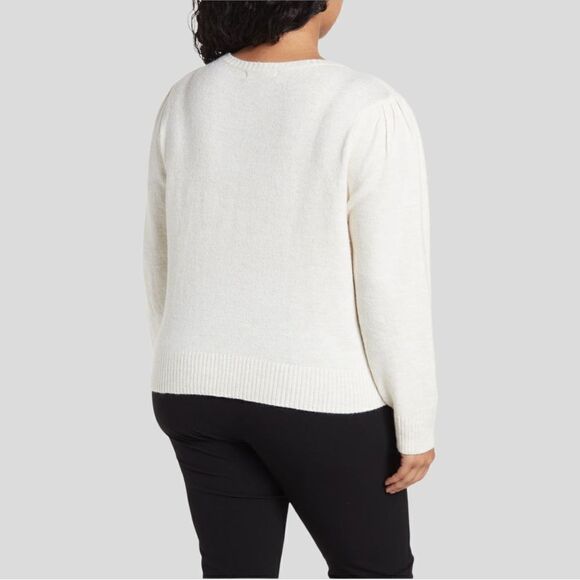 NWT Sanctuary pretty pleats soft sweater 3X - Picture 2 of 7